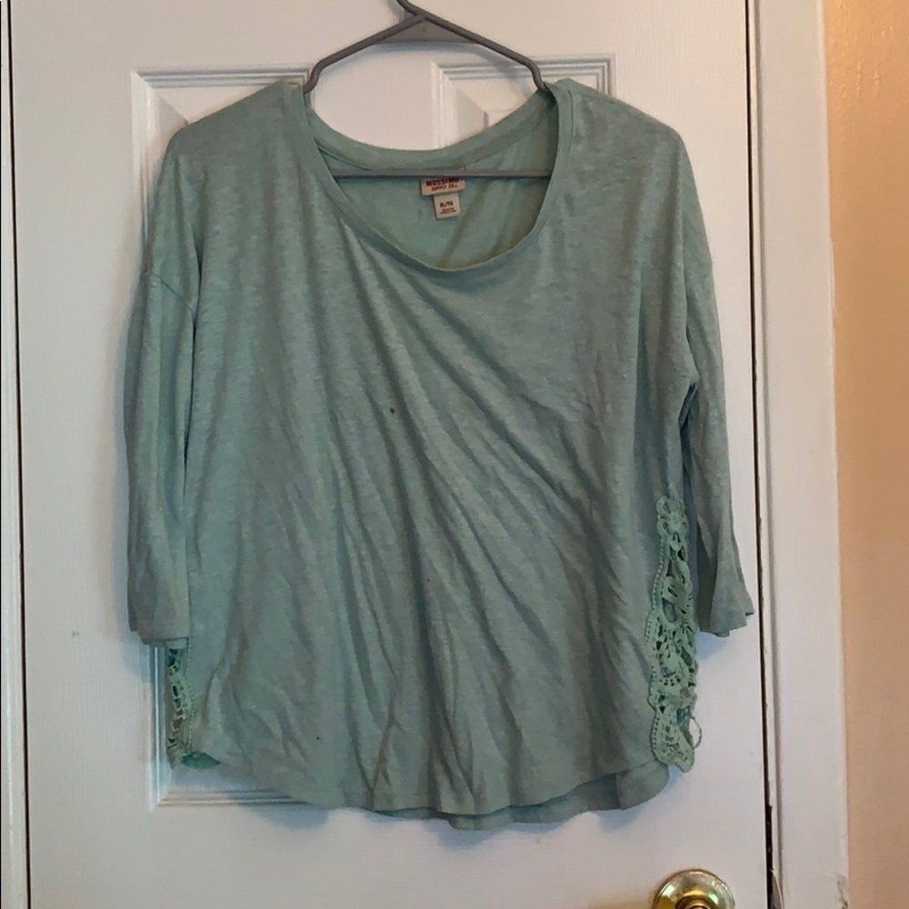 Turquoise shirt